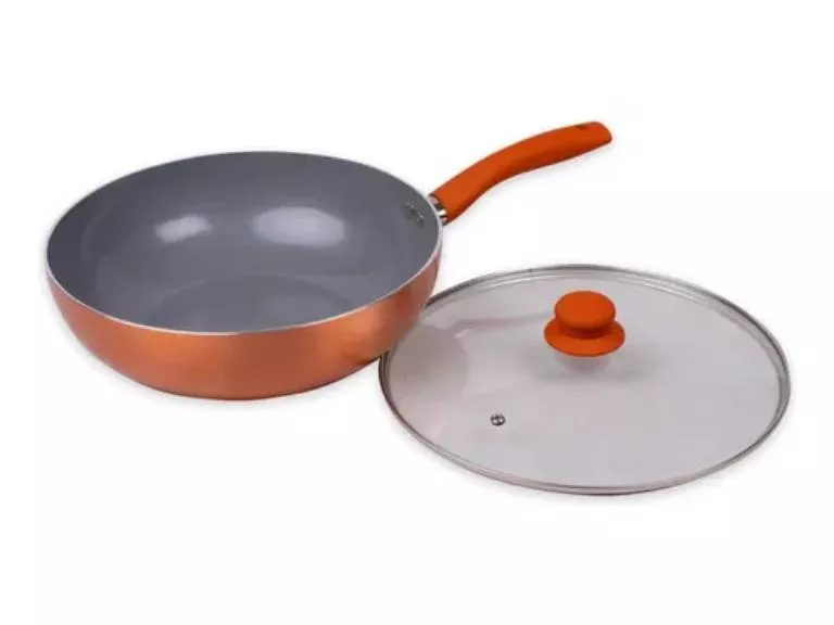 Wok Montecarlo Aluminio Metalizado 26 cm Cobre Doral
