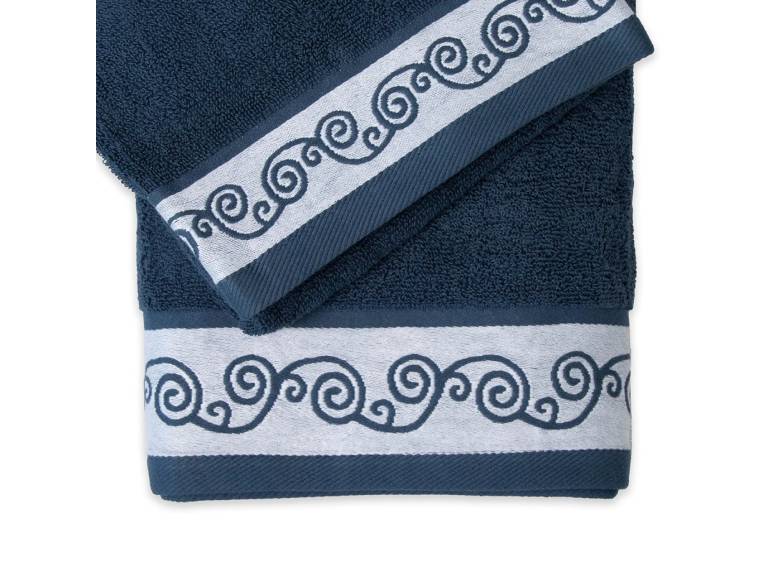 Juego de Toallas Catalina 2 Piezas Doral Azul Oscuro