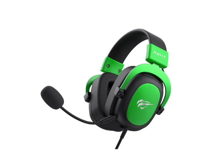 Audifono Gaming Headphone Microfono Havit Green