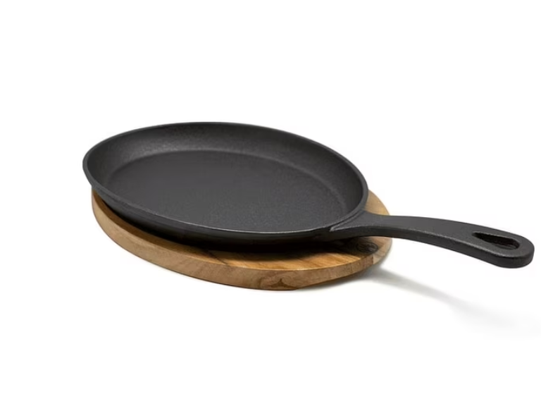 Sartén Fajita Fierro Fundido Black Bull