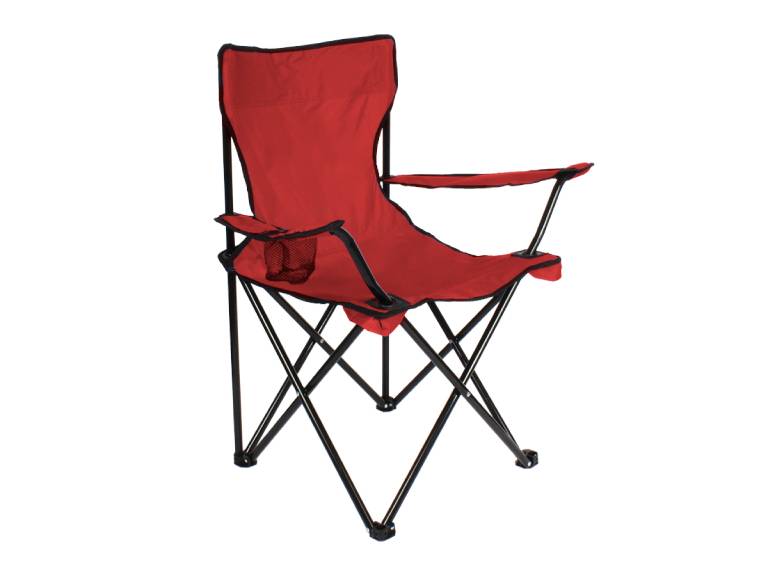Silla plegable de Camping Rojo
