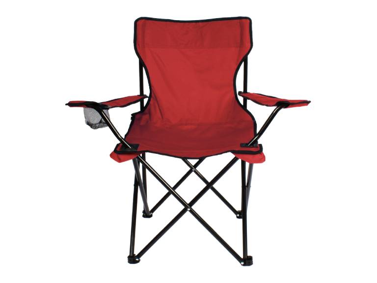 Silla plegable de Camping Rojo