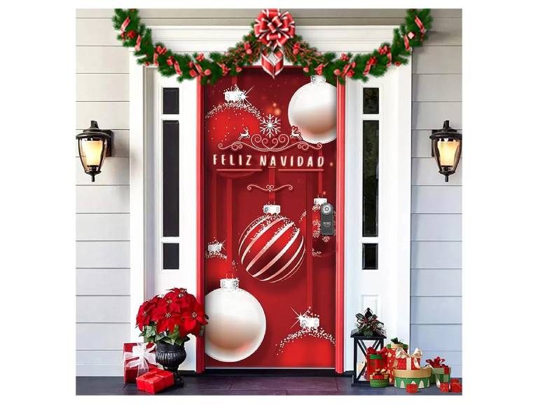 Funda Cubre Puerta Varios Diseños Navidad