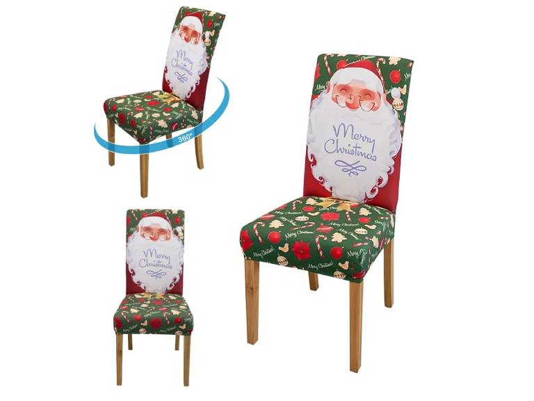 Set 6 piezas Cubre Silla Varios Diseños Navidad