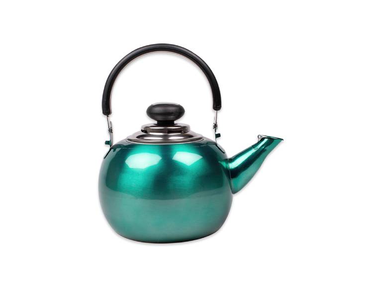 Tetera Diana de Acero Inoxidable Turquesa Doral