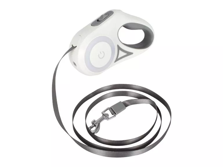 Correa extensible de 3mts para mascota con linternas LED