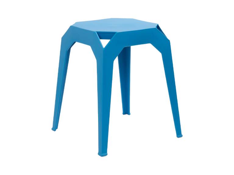 Piso apilable de plástico rígido DENTON Azul