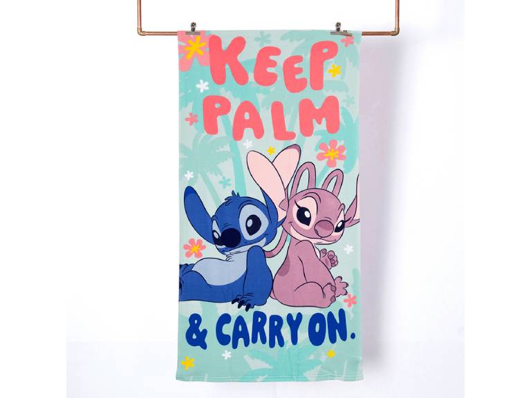 Toalla con Bolso Stitch Palm