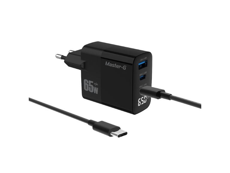 Cargador Portátil Carga Rápida 65w + Cable USB-C