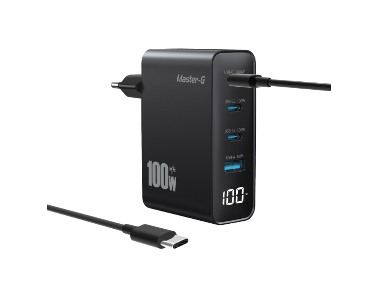 Cargador Portátil Carga Rápida 100w + Cable USB-C