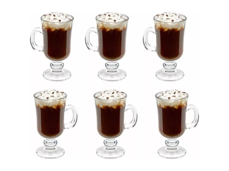 Set 6 Tazas Café Espresso Vidrio 125 ML