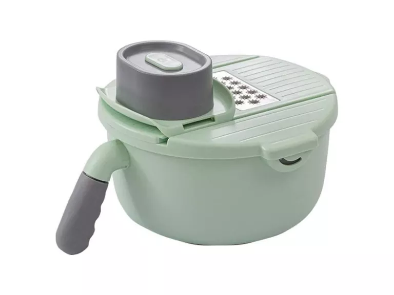 Cortador Picador Rallador Verduras Frutas Giratorio 9 en 1
