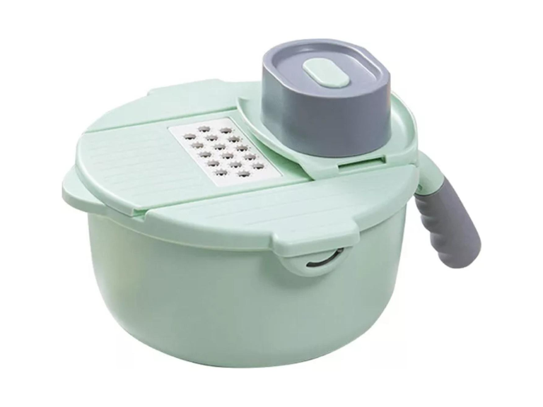 Cortador Picador Rallador Verduras Frutas Giratorio 9 en 1