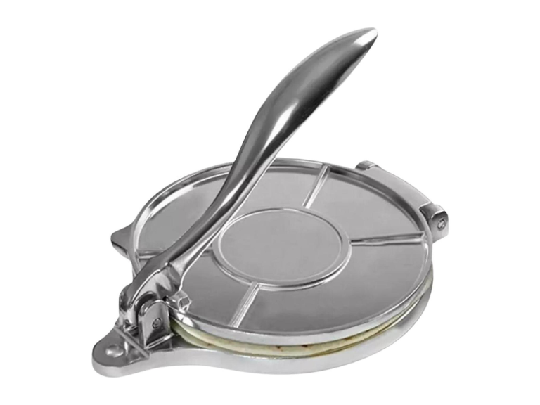 Prensa Tortillas Cocina Acero Inoxidable 20 cm