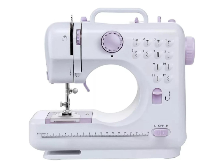 Máquina Coser Portátil Pedal Eléctrica 12 Puntos