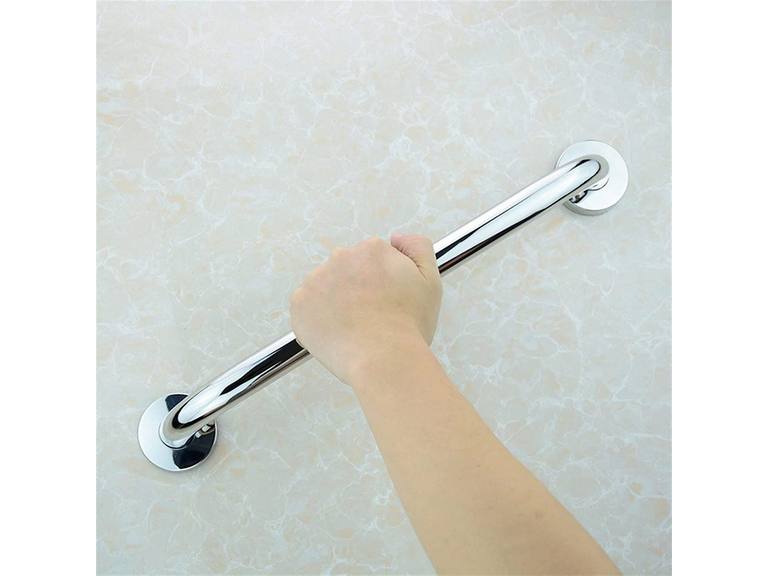 Set 2 Barras Seguridad Baño WC Pasamanos Acero Inoxidable 40 cm