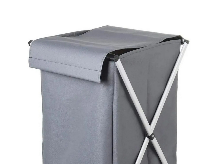 Canasto Cesta Organizador Ropa Plegable XL Gris