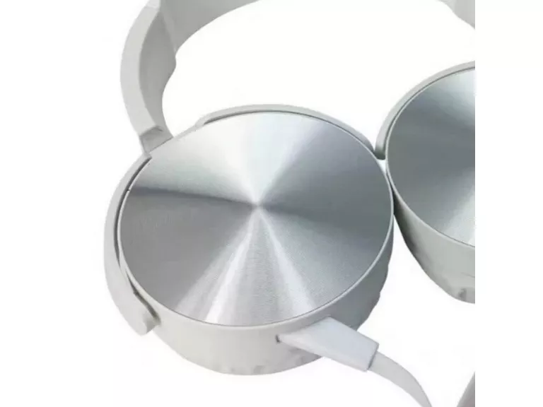 Audífonos Extra Bass Micrófono 3.5 MM Plug Estéreo Blanco