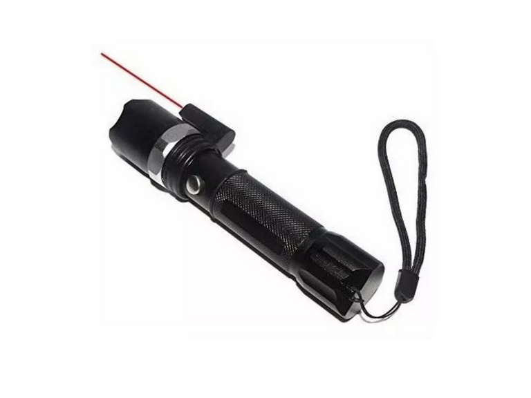 Linterna Laser Rojo Táctica Swat Zoom