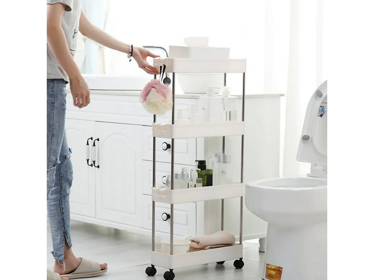 Estante Organizador Ruedas 4 Niveles Cocina 94x40x13 cm