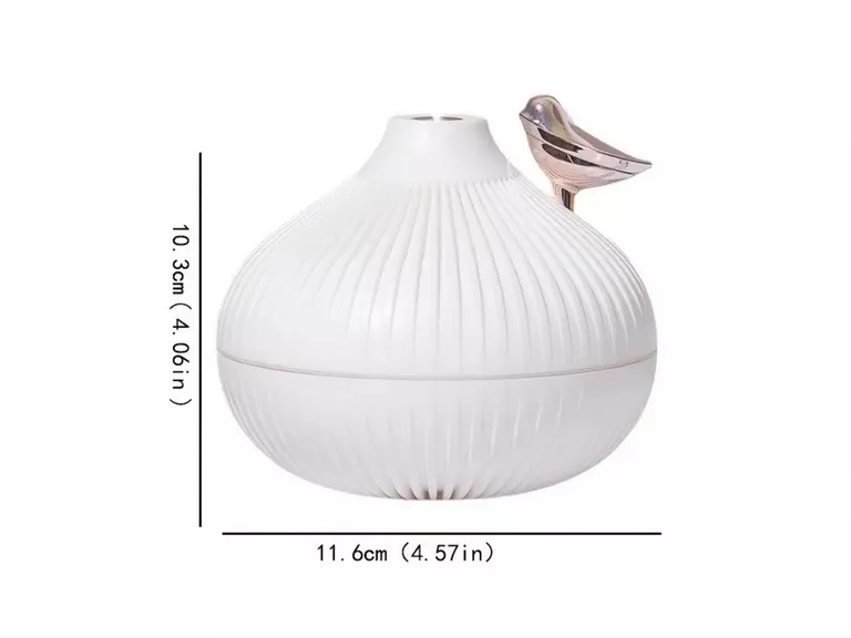 Difusor Humidificador Aromas Luz LED Diseño Alondra USB 300 ML