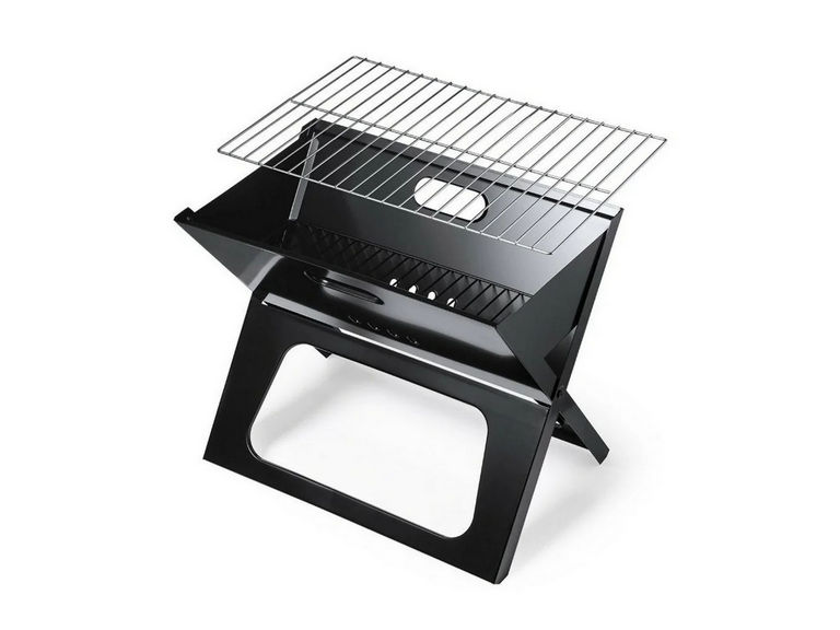Parrilla Plegable Portátil Metal 44x36x28 cm