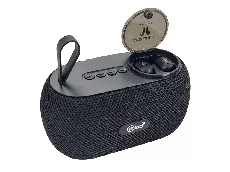 Parlante Con Audifono Tws Airfly Bass