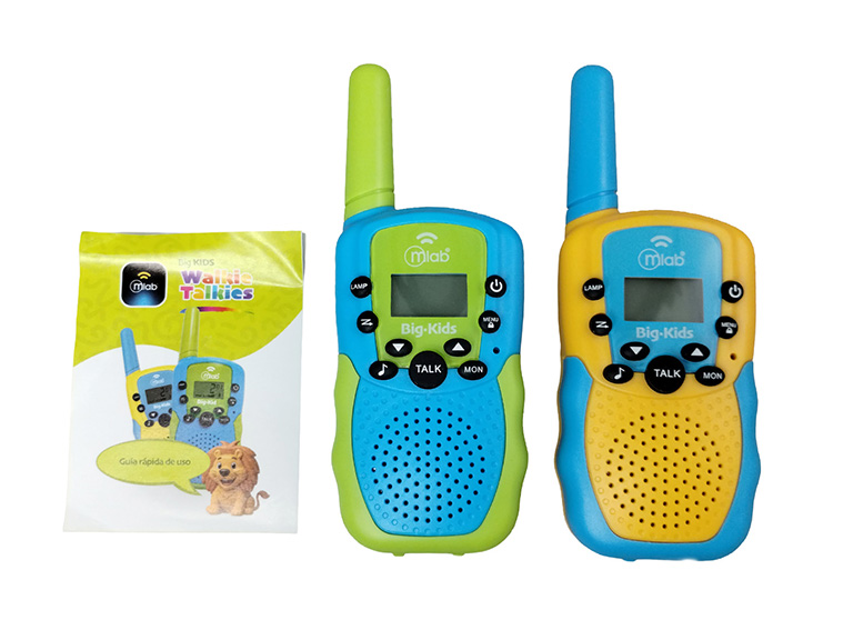 Kit Walkie Talkie Big Kids 22 Canales con Linterna