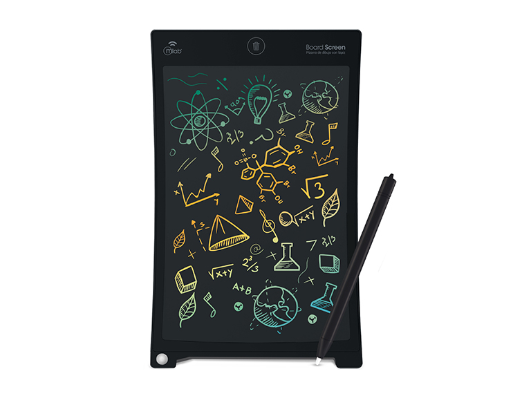 Tablet Escritura  Lcd 10 pulgadasPizarra con Lapiz Multicolor