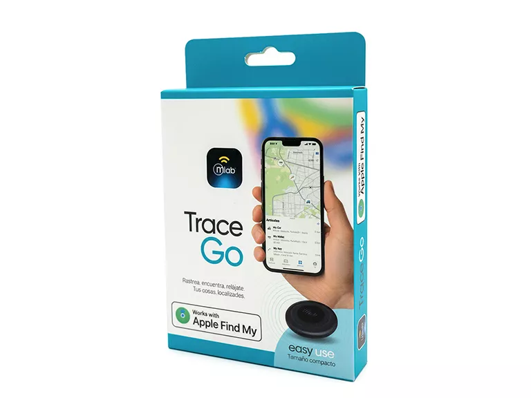 Rastreador Trace Go Find My Mfi Silicon Case Black