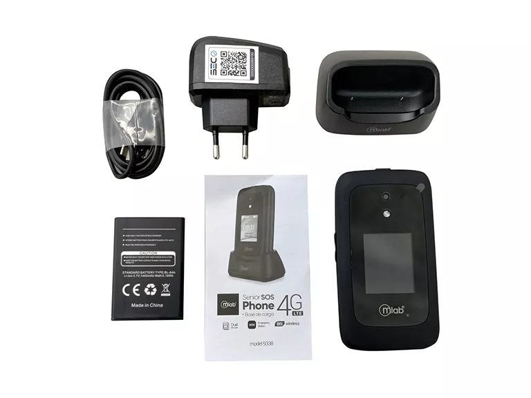 Telefono Senior Shell 4G Sos 2.8 pulgadas Black