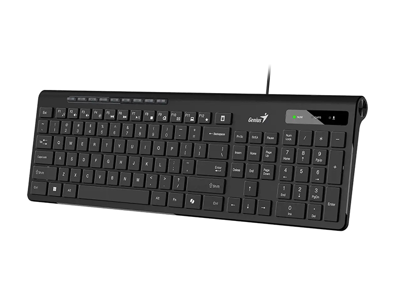Teclado Slim Copilot Multimedia Usb Black-Slimstar 230Ii