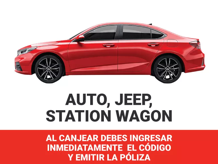 Automóvil, Station Wagon y Jeep
