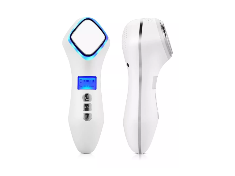 Masajeador Eléctrico Facial Terapia Rostro Ultrasónico Crioterapia Control