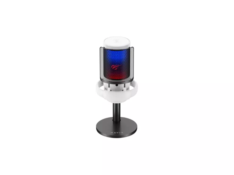 Micrófono Streaming RGB Blanco Havit