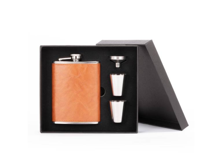Set Petaca + Vasitos OXFORD