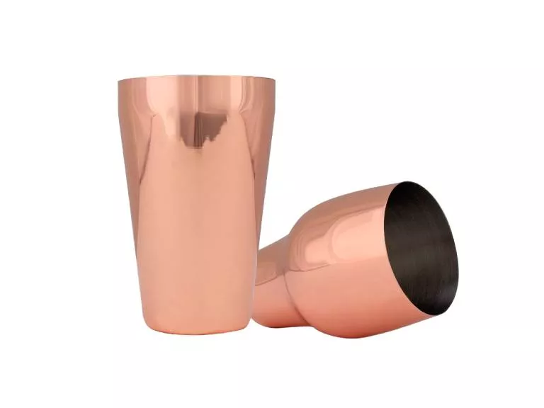 Set de Cóctel metálico Encobrizado