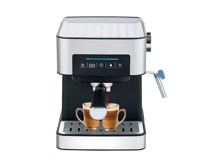 Máquina Café Espresso Plateado