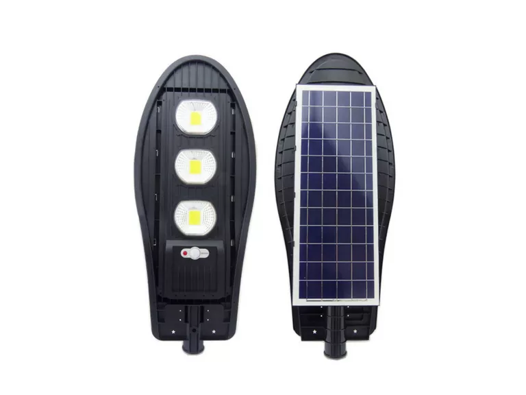 Foco Solar LED COB 3 Placas 120 Watt Sensor