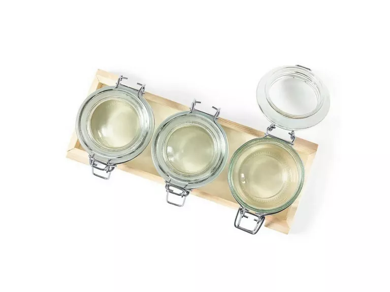 Set 3 Frascos Contenedores Vidrio 230 ML