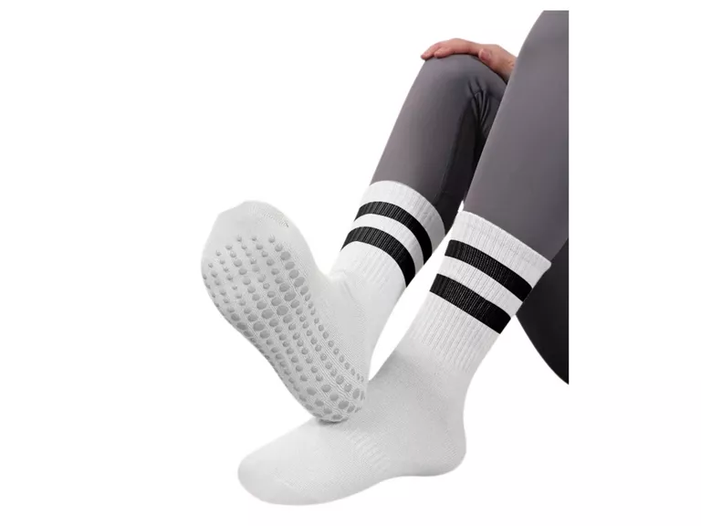 Calcetines Antideslizantes Yoga Pilates Blanco