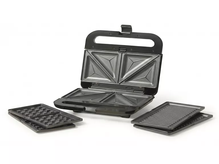 Sandwichera Somela SG3000 3 en 1 Negro