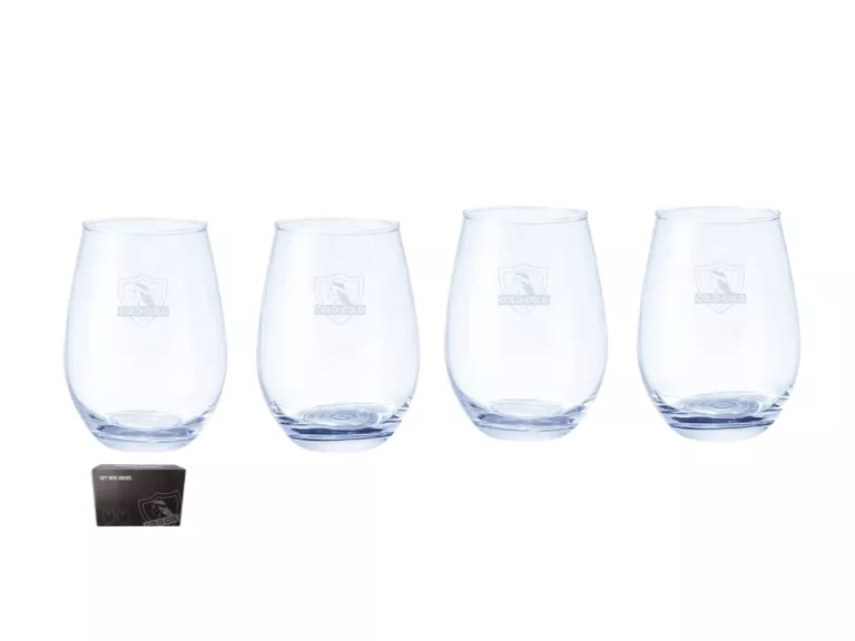 Set de 4 vasos Shopero Colo Colo