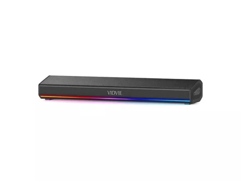 Barra de Sonido Vidvie SP928 Bluetooth 10W con Luces RGB y Bajos Profundos