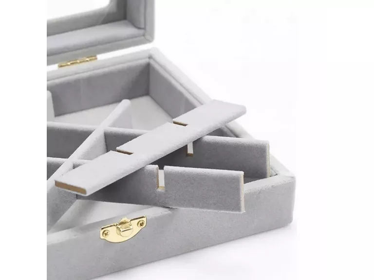 Organizador Joyas Multiusos Portátil Gris