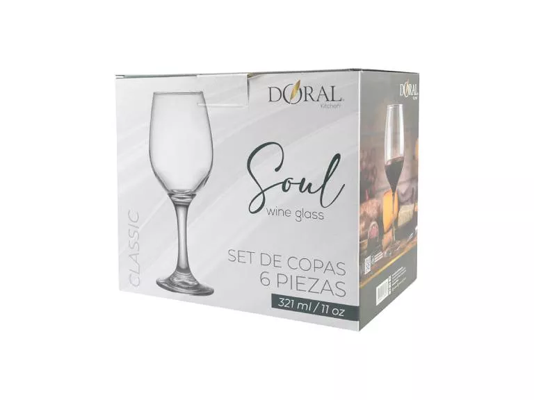 Set de 6 copas modelo Soul Classic
