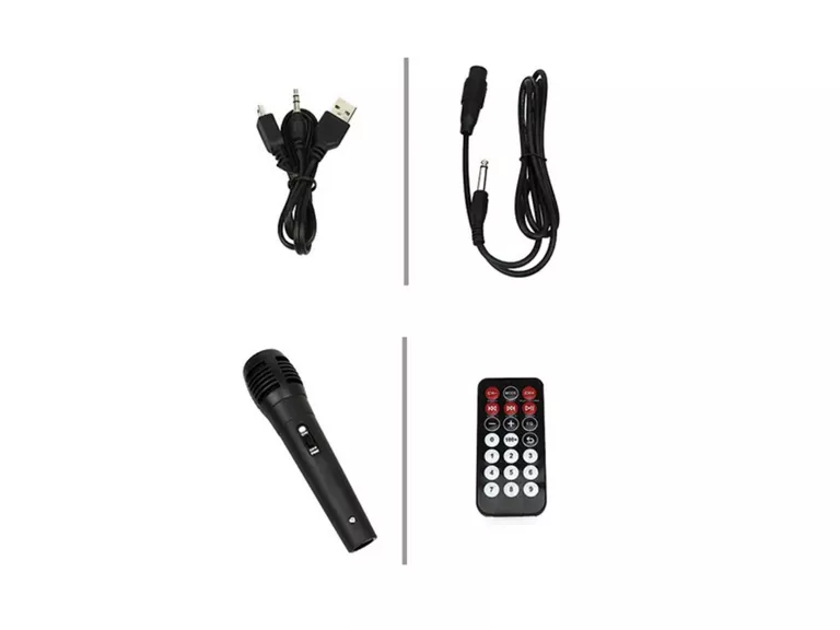 Parlante Bluetooth Karaoke Inalambrico10 Watt Azul Marino