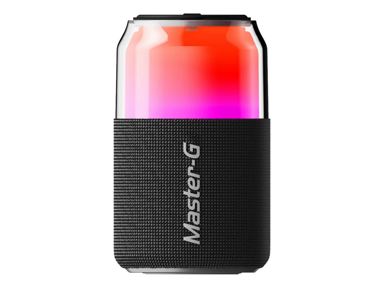 Parlante Bluetooth Portátil LED Splash Master-G 5 Watt Negro