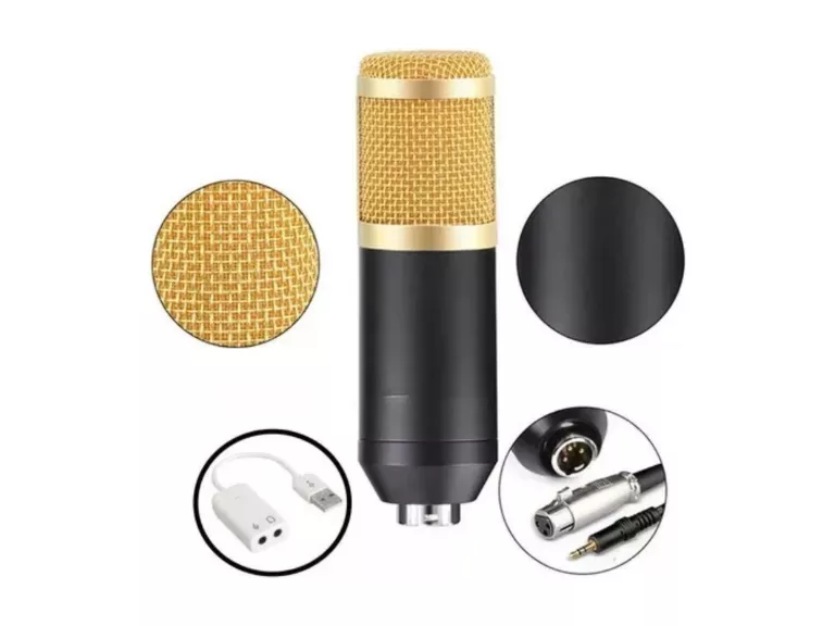 Set Micrófono Condensador Articulado Estéreo Profesional