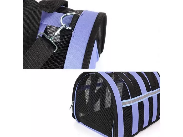 Bolso Transporte Mascotas Azul 34x24x23